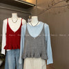 Plus Size Women's New-Style Knitted Two-Piece Set Fits 331 lb