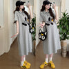 Plus Size Women's Summer Printed Relaxed Fit Dress Fits 331 lb