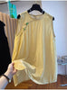 Plus Size Women's Summer New-Style Sleeveless Relaxed Fit Shirt Fits 331 lb