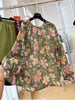 Plus Size Women's Summer New-Style Casual Floral Short-Sleeve Relaxed Fit Shirt Fits 99-331 lb