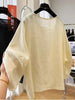 Plus Size Women's Summer New-Style Casual Relaxed Fit Shirt Fits 331 lb