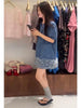 Plus Size Summer Fashionable New-Style Short-Sleeve Dress Fits 331 lb