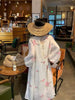 Plus Size Women's French-Style Elegant Printed Relaxed Fit Dress Fits 331 lb
