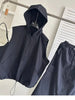 Plus Size Women's Summer Fashionable New-Style Relaxed Fit Two-Piece Set Fits 220-331 lb