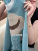 Plus Size Women's Summer New-Style Knitted Short-Sleeve Relaxed Fit Sweater Fits 331 lb