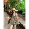 Plus Size Women's Summer New-Style Casual Printed Sleeveless Relaxed Fit Vest Fits 331 lb