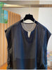 Plus Size Women's Summer New-Style Sleeveless Relaxed Fit Shirt Fits 331 lb