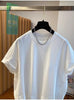 Plus Size Women's Summer New-Style Casual Lace Patchwork Short-Sleeve Relaxed Fit T-Shirt Fits 331 lb