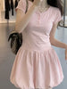 Plus Size Women's Summer Short-Sleeve Dress Fits 331 lb