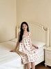 Plus Size Women's Summer Printed Camisole Dress Fits 331 lb