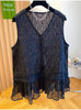 Plus Size Women's New-Style Sleeveless Relaxed Fit Vest Fits 331 lb