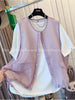 Plus Size Women's Summer New-Style Short-Sleeve Two-Piece Set Fits 331 lb