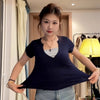 Plus Size Women's Summer New-Style Short-Sleeve T-Shirt Fits 265 lb