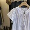 Plus Size Women's Summer Relaxed Fit Shirt Fits 331 lb