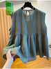Plus Size Summer Design Sleeveless Relaxed Fit Shirt Fits 331 lb