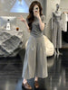 Plus Size Women's Summer Elegant Casual Two-Piece Set