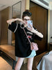 Plus Size Women's Summer Casual Short-Sleeve Relaxed Fit T-Shirt Fits 331 lb