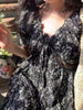 Plus Size Women's Summer Floral Puff-Sleeve Dress Fits 331 lb