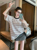 Plus Size Women's Summer Short-Sleeve Relaxed Fit T-Shirt Fits 331 lb