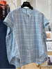 Plus Size Women's Summer New-Style Casual Short-Sleeve Relaxed Fit Shirt Fits 331 lb