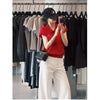 Plus Size Women's Summer French-Style New-Style Casual Knitted Short-Sleeve Relaxed Fit Sweater Fits 331 lb