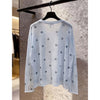 Plus Size Women's Summer New-Style Printed Relaxed Fit Cardigan Fits 331 lb