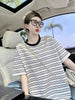Plus Size Women's Summer Short-Sleeve Relaxed Fit T-Shirt Fits 331 lb