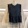 Plus Size Summer New-Style Denim Two-Piece Set