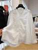 Plus Size Women's Summer New-Style Long-Sleeve Relaxed Fit Shirt Fits 331 lb
