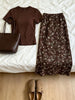 Plus Size Summer Floral Two-Piece Set Fits 331 lb