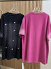 Plus Size Women's Summer Short-Sleeve Relaxed Fit T-Shirt Fits 331 lb