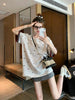 Plus Size Women's Summer New-Style Short-Sleeve Relaxed Fit T-Shirt Fits 331 lb