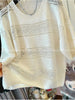 Plus Size Women's Summer Casual Knitted Short-Sleeve Relaxed Fit Sweater Fits 331 lb