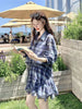 Plus Size Summer New-Style Long-Sleeve Two-Piece Set Fits 331 lb