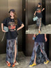 Plus Size Spring Summer Fashionable New-Style Printed Two-Piece Set Fits 331 lb