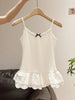 Plus Size Women's Summer Casual Lace Patchwork Vest Fits 88-331 lb