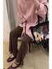 Plus Size Women's Summer Fashionable New-Style Long-Sleeve Relaxed Fit Two-Piece Set Fits 331 lb
