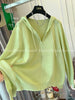 Plus Size Women's Summer Knitted Relaxed Fit Cardigan Fits 88-331 lb