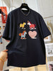 Plus Size Women's Summer Embroidered Short-Sleeve Relaxed Fit T-Shirt Fits 331 lb