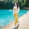 Plus Size Casual Short-Sleeve Two-Piece Set Fits 331 lb