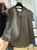 Plus Size Women's Summer Elegant New-Style Sleeveless Relaxed Fit Shirt Fits 331 lb