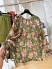 Plus Size Women's Summer New-Style Casual Floral Short-Sleeve Relaxed Fit Shirt Fits 99-331 lb