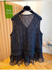 Plus Size Women's New-Style Sleeveless Relaxed Fit Vest Fits 331 lb