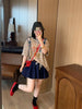 Plus Size Bow Short-Sleeve Summer T-Shirt
