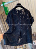Plus Size Women's Summer New-Style Casual Design Chiffon Short-Sleeve Relaxed Fit Blouse Fits 331 lb