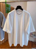 Plus Size Women's Summer Casual Short-Sleeve Relaxed Fit T-Shirt Fits 331 lb