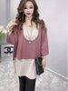 Plus Size Women's Summer Casual Patchwork Short-Sleeve Relaxed Fit T-Shirt Fits 331 lb