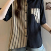 Plus Size Women's Summer New-Style Short-Sleeve Relaxed Fit Shirt Fits 331 lb