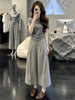 Plus Size Women's Summer Elegant Casual Two-Piece Set