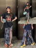 Plus Size Spring Summer Fashionable New-Style Printed Two-Piece Set Fits 331 lb